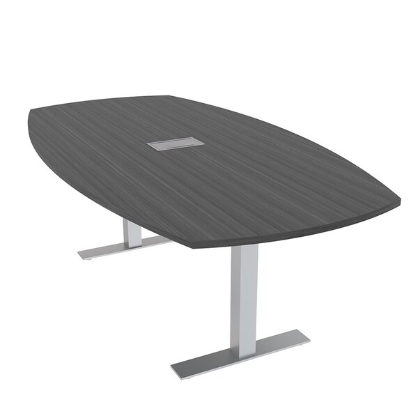 Skutchi Designs 45 in W, 84 in L, 29 in H, Engineered Wood Top, Grey HAR-ABOT-46X84-T-ELEC-ASIANNIGHT - main